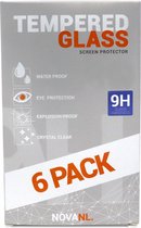 NovaNL – Apple iPhone 8 Plus – Screenprotector -Tempered glass – (6pack) – Transparant – Beschermend Glas