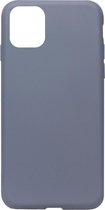 ADEL Premium Siliconen Back Cover Softcase Hoesje Geschikt voor iPhone 11 - Lavendel Blauw Paars