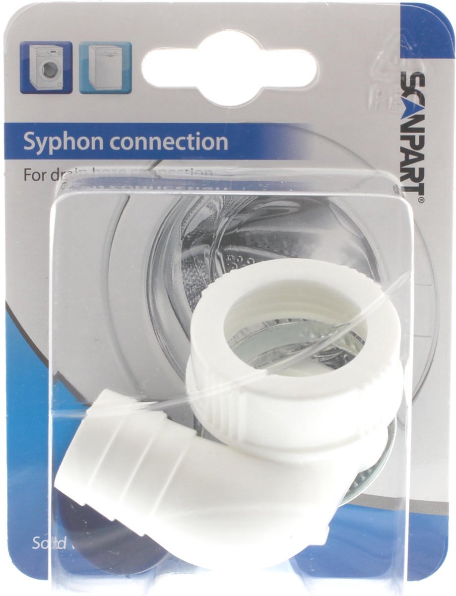 Scanpart sifon aansluiting Geschikt voor wasmachine vaatwasser 3/4" slang