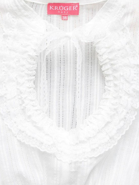 Dirndlblouse Gabriele Wit Kopen