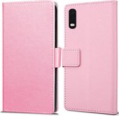 Cazy Hoesje Geschikt voor Samsung Galaxy Xcover Pro - Book Wallet Case - roze