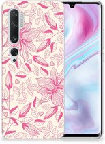 Xiaomi Mi Note 10 Pro TPU Case Pink Flowers