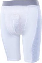 Mizuno Boys Elite Sliding Broek met Cup - White/Red - Youth Large | bol.com