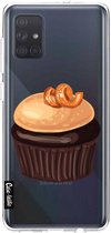 Casetastic Samsung Galaxy A71 (2020) Hoesje - Softcover Hoesje met Design - The Big Cupcake Print