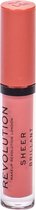 Makeup Revolution - Sheer Brillant Lip Gloss - Lip Gloss 3 Ml 112 Ballerina