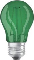 OSRAM E27 bolvormige LED-lamp - groen