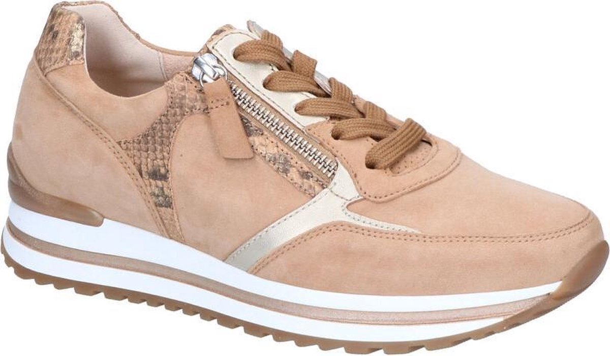 Gabor Bruine Lage Sneakers Comfort Dames 37 - Schoenen.nl