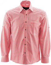 Tiroler hemd Rood | Alpen overhemd | XL