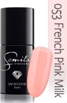 053 UV Hybrid Semilac French Pink Milk 7 ml.