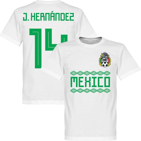 Mexico J. Hernandez 14 Team T-Shirt - Wit - L