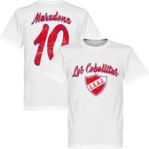 Los Cebollitas Maradona 10 T-Shirt - Wit - XXXXL