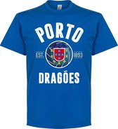 Porto Established T-Shirt - Blauw - XXXL