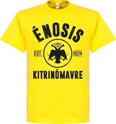 AEK Athene Established T-Shirt - Geel - S