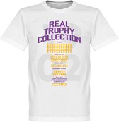 Real Madrid Trophy Collection T-Shirt - Wit - S
