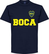 Boca Juniors Text T-Shirt - Navy - S