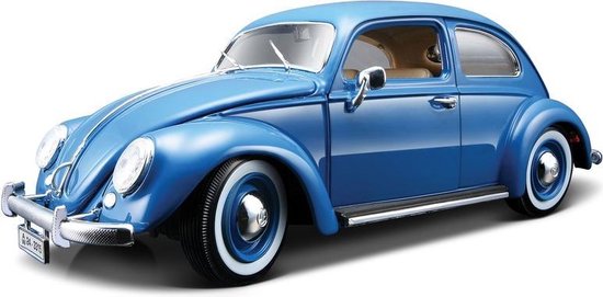 Raak verstrikt laten we het doen Opeenvolgend Modelauto Volkswagen Kever 1955 1:18 - speelgoed auto schaalmodel | bol.com