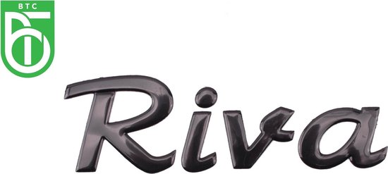 STICKERS LOGO OEM | BTC RIVA ZWART | bol.com