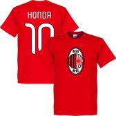 AC Milan Honda T-Shirt - Rood - S