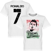 Ronaldo 7 Portugal Flag T-shirt - M