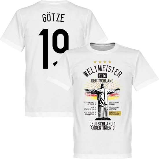 T-shirt Allemagne Road To Victory Götze - XXXXL