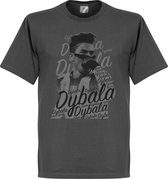 Paulo Dybala Celebration JUVE T-Shirt - Donkergrijs - S
