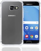 Shock Proof (Drop Cushion) Case met TPU Soft Frame hoesje voor Samsung Galaxy A3 2017 Transparant Doorzichtig