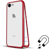 Magnetisch iPhone 8+ / 7+ hoesje - ROOD - voor iPhone 8+ / 7+ (plus versie)