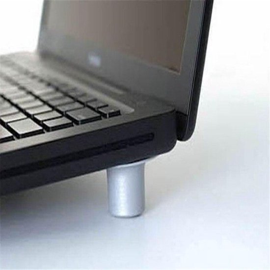 WiseGoods Laptop Verhoger Standaard Ergonomisch - Laptop Voetjes  Warmteafvoer - 4... | bol.com