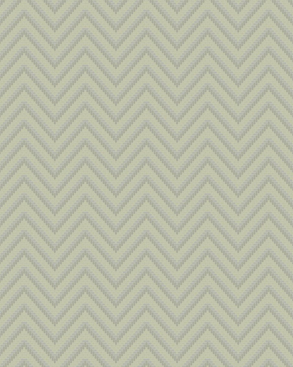 Strepen behang Profhome BA220093-DI vliesbehang hardvinyl warmdruk in reliëf gestempeld met strepen en metalen accenten grijs zilver 5,33 m2