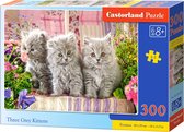 Castorland Three Grey Kittens - 300 stukjes