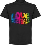 Love Football T-shirt - Zwart - XL