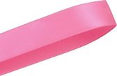 Satijn Lint 10mm (1cm) | Satijnlint | Pink (156) | Luxe Dubbelzijdige Kwaliteit | Rol van 22,85 Meter