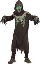 WIDMANN - Zwart en groen reaper kostuum voor kinderen - 140 (8-10 jaar)