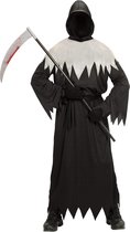 WIDMANN - Zwarte en witte reaper outfit voor volwassenen - S