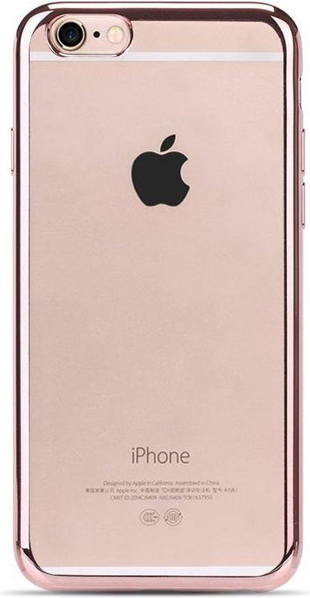 Roze OU Case Ultra Dun Transparant Hoesje iPhone 6 / 6S