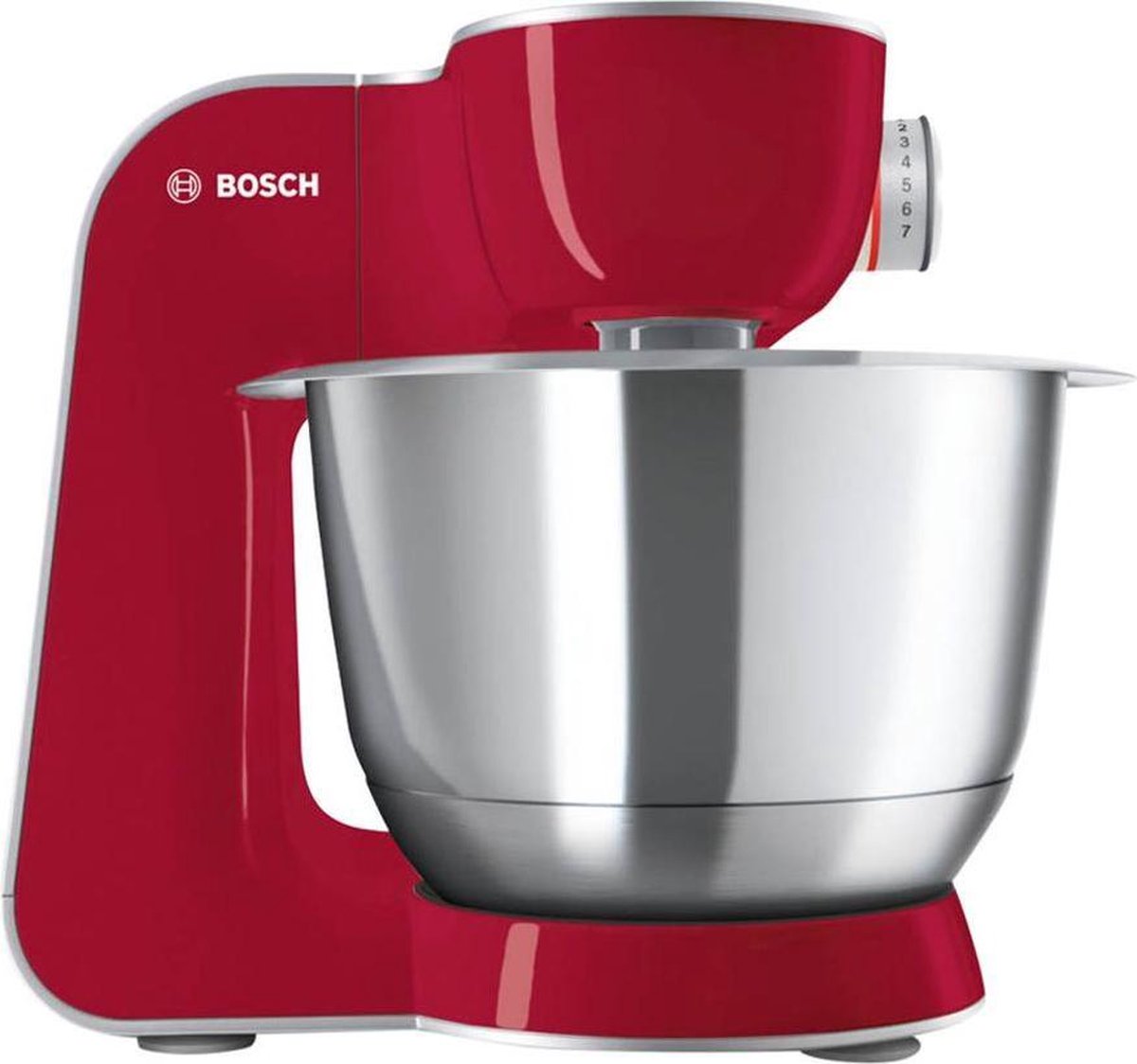 behalve voor Ontbering Ramen wassen Bosch MUM5 CreationLine MUM58720 - Keukenmachine - Rood | bol.com