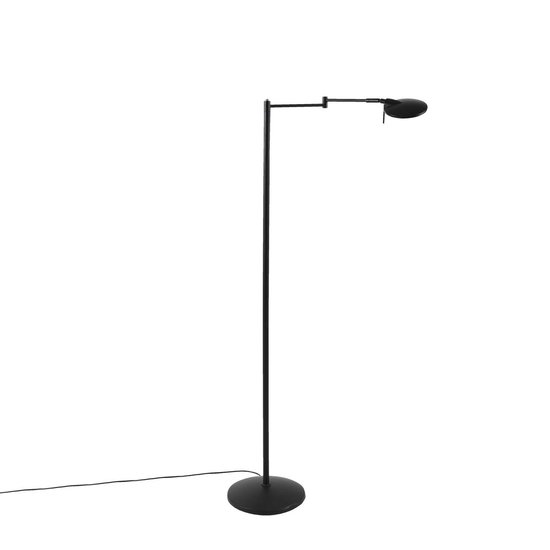 Trio Leuchten Vloerlamp met dimmer 1 lichts H 1220 mm Zwart