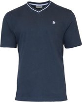 T-shirt Donnay - Chemise de sport - Chemise col V - Homme - Taille S - Bleu foncé