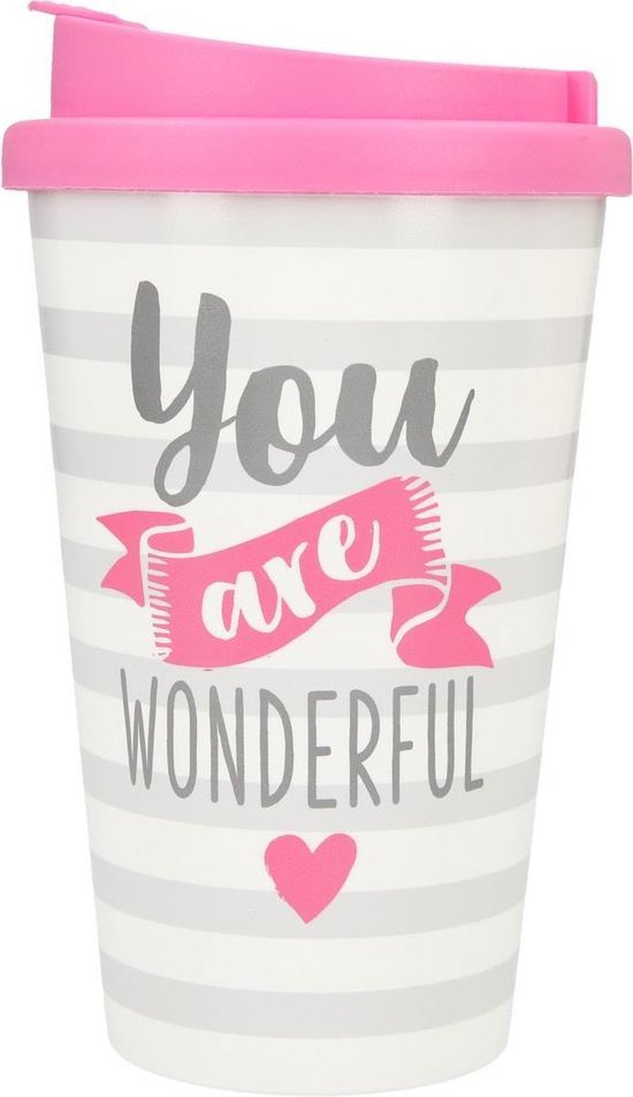 Depesche Drinkbeker To-Go You are Wonderful