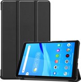 Tri-Fold Book Case - Geschikt voor Lenovo Tab M8 Hoesje - Zwart