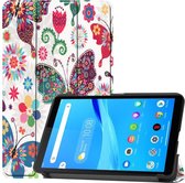 Lenovo Tab M7 Hoesje - Tri-Fold Book Case - Vlinders