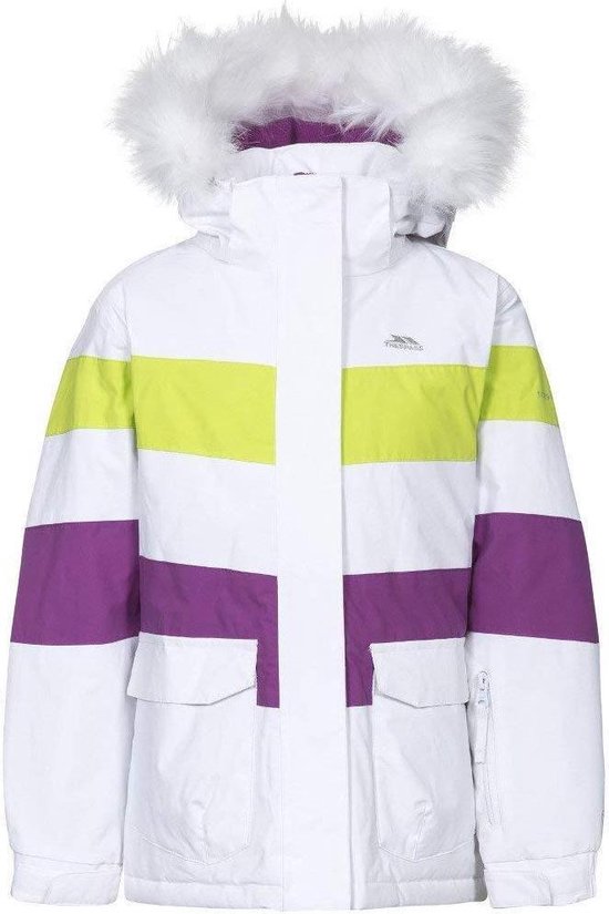 Trespass Childrens Girls Hawser Ski Jacket (White)