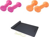 Fitness set Small - Tunturi - fitness (yoga) mat - 2 x 0,5 kg - 2 x 1,0 kg