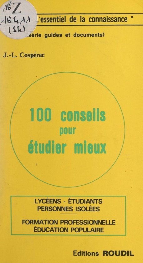100 conseils pour étudier mieux - cover