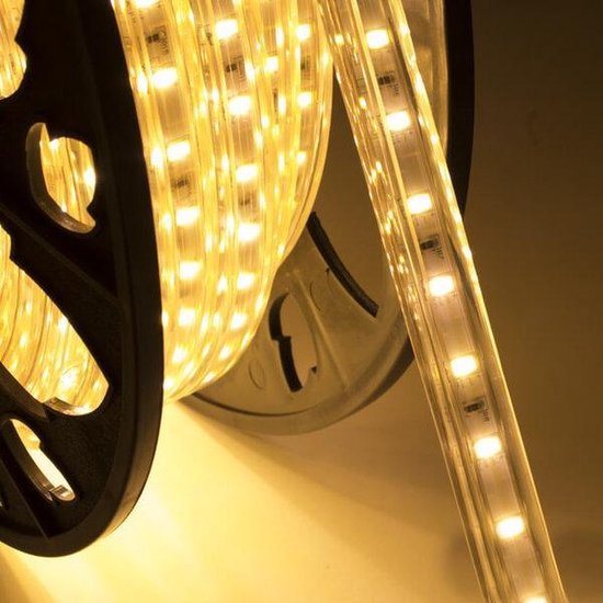 Vertrappen Bourgondië stijl Lichtslang LED buiten – Warm wit - 15 meter - standaard lumen | bol.com