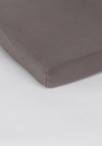 Ambianzz Bedding - Jersey Hoeslaken Topper - 150 gr/m2 - 100% Katoen (stretch) - 80/90x200 + 15 cm - Taupe