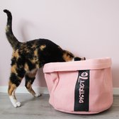 Knusse Kattenmand met wasbaar kussentje - District 70 Cozy - 35x35x30cm in 4 kleuren beschikbaar - Roze