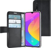 Azuri walletcase - magnetic closure & 3 cardslots - zwart - Xiaomi Mi 9 Lite