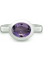 Quinn - Dames Ring - 925 / - zilver - edelsteen - 21402633