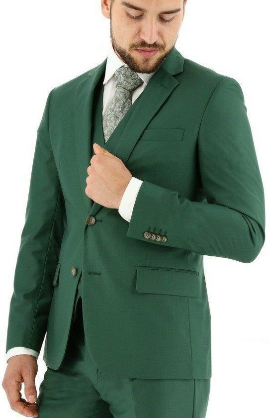 3-delig kostuum groen, maat 30 | bol.com